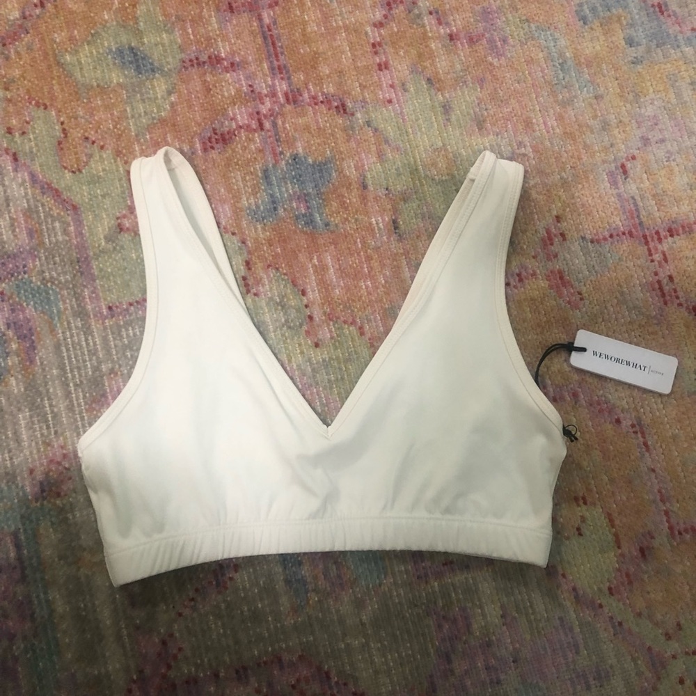 We Wore What Off White Bra Top - Picture 2 of 3